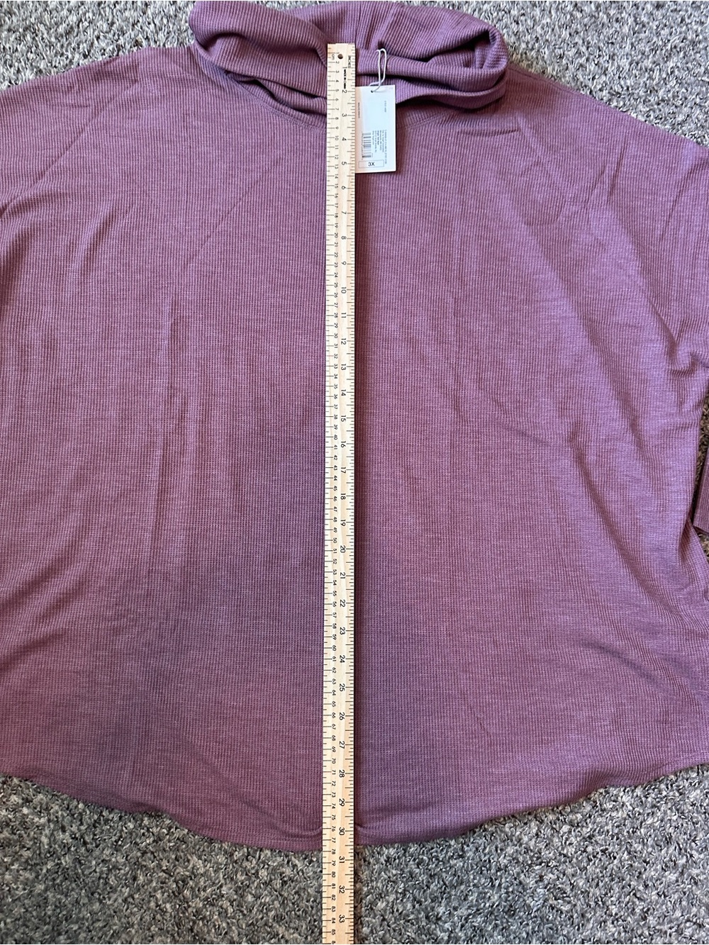 a new day Mauve Ribbed Cowl Neck Sweater - Picture 7 of 8